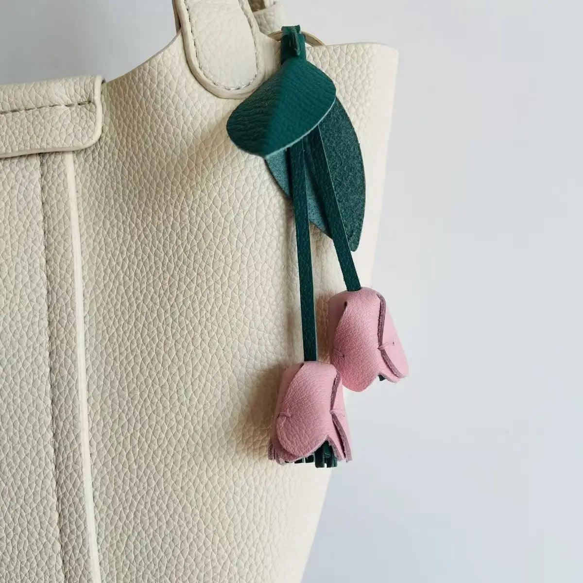 Blooming Tulip - Handmade Bag Charms - Fable Charms