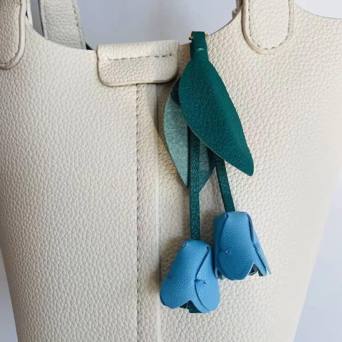 Blooming Tulip - Handmade Bag Charms - Fable Charms